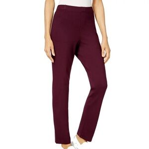404M NWT Karen Scott Sport Pull On Ponte Pant - Size: PP (2P)‎
